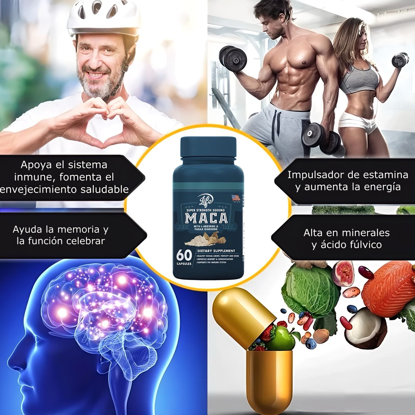 Maca (60 Cápsulas)