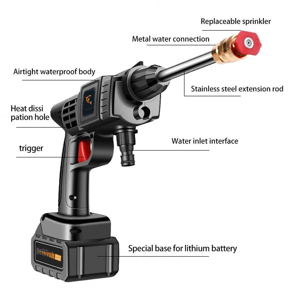 Hidrolabadora de 2 baterías 48V y 12V