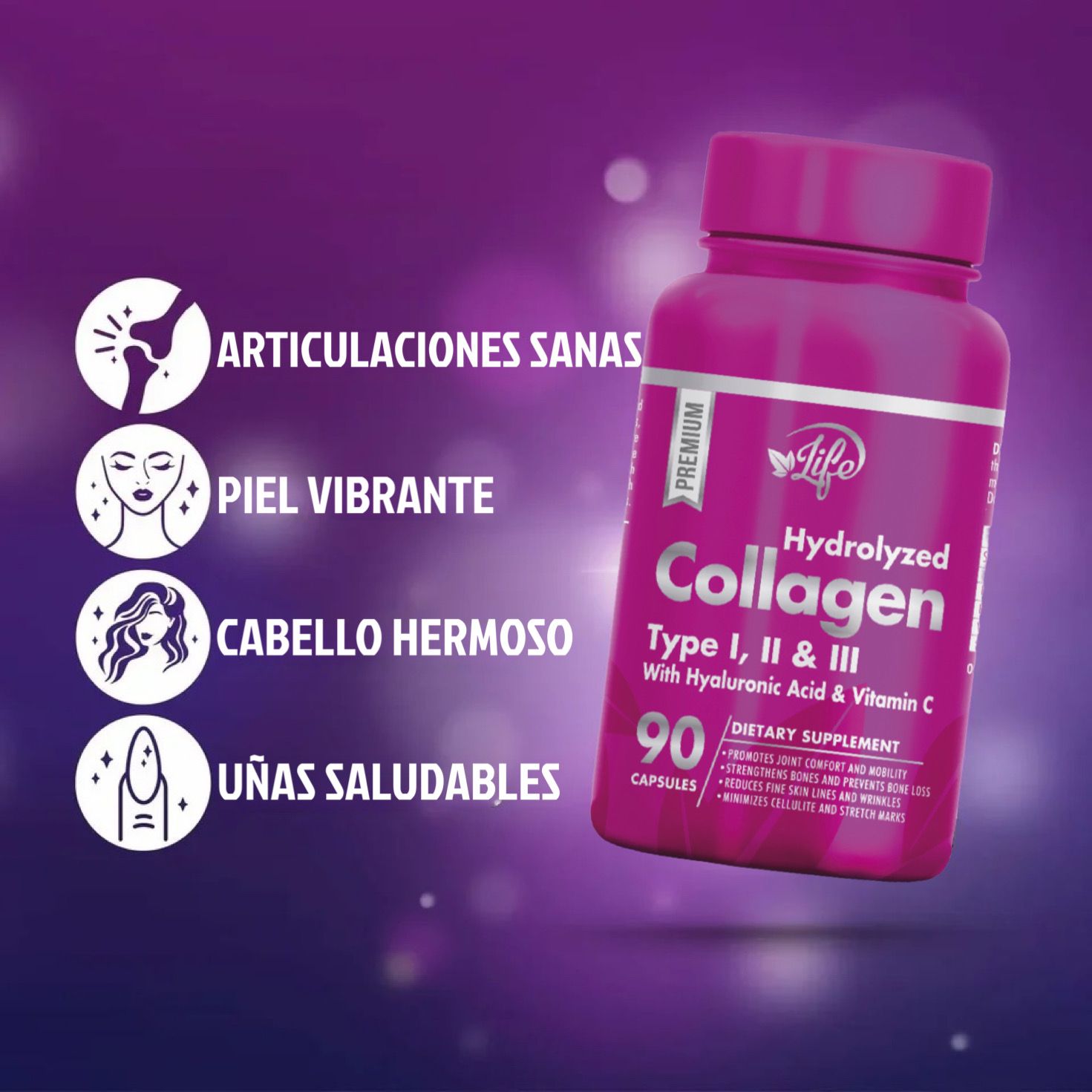 Colágeno Hidrolizado X 90 Cápsulas