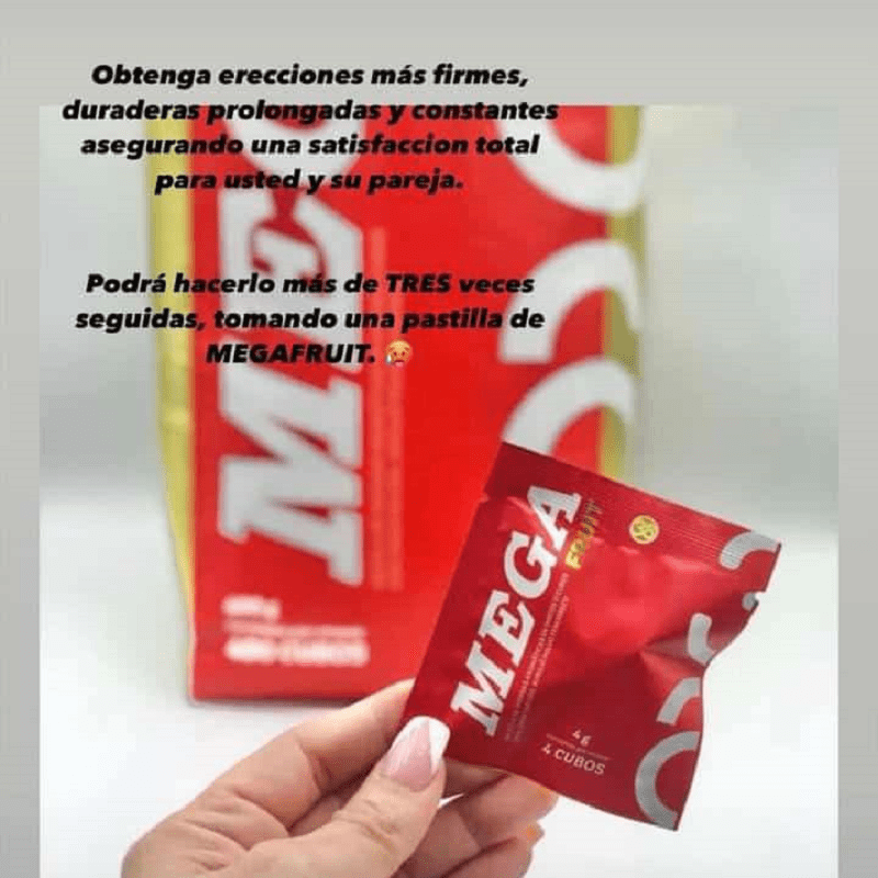 Mega Fruit x4 Pastillas