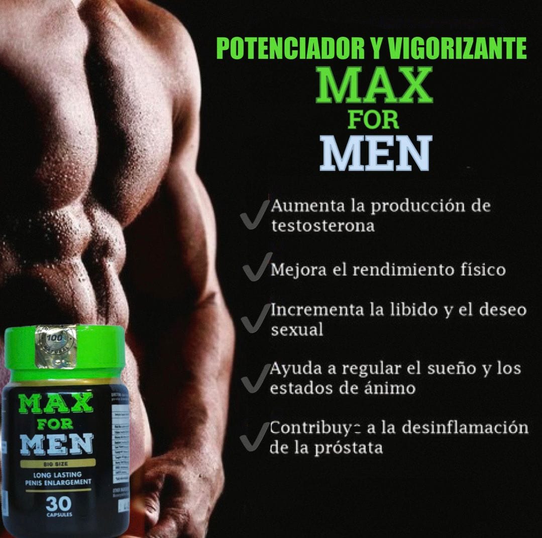 Max for Men X 30 Cápsulas – Fantasy´s Shop